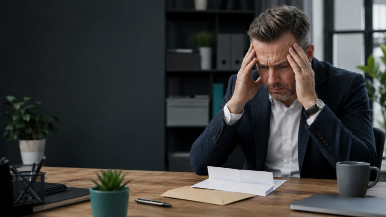 Stressed UK business owner considering funding options after his bank declined the application
